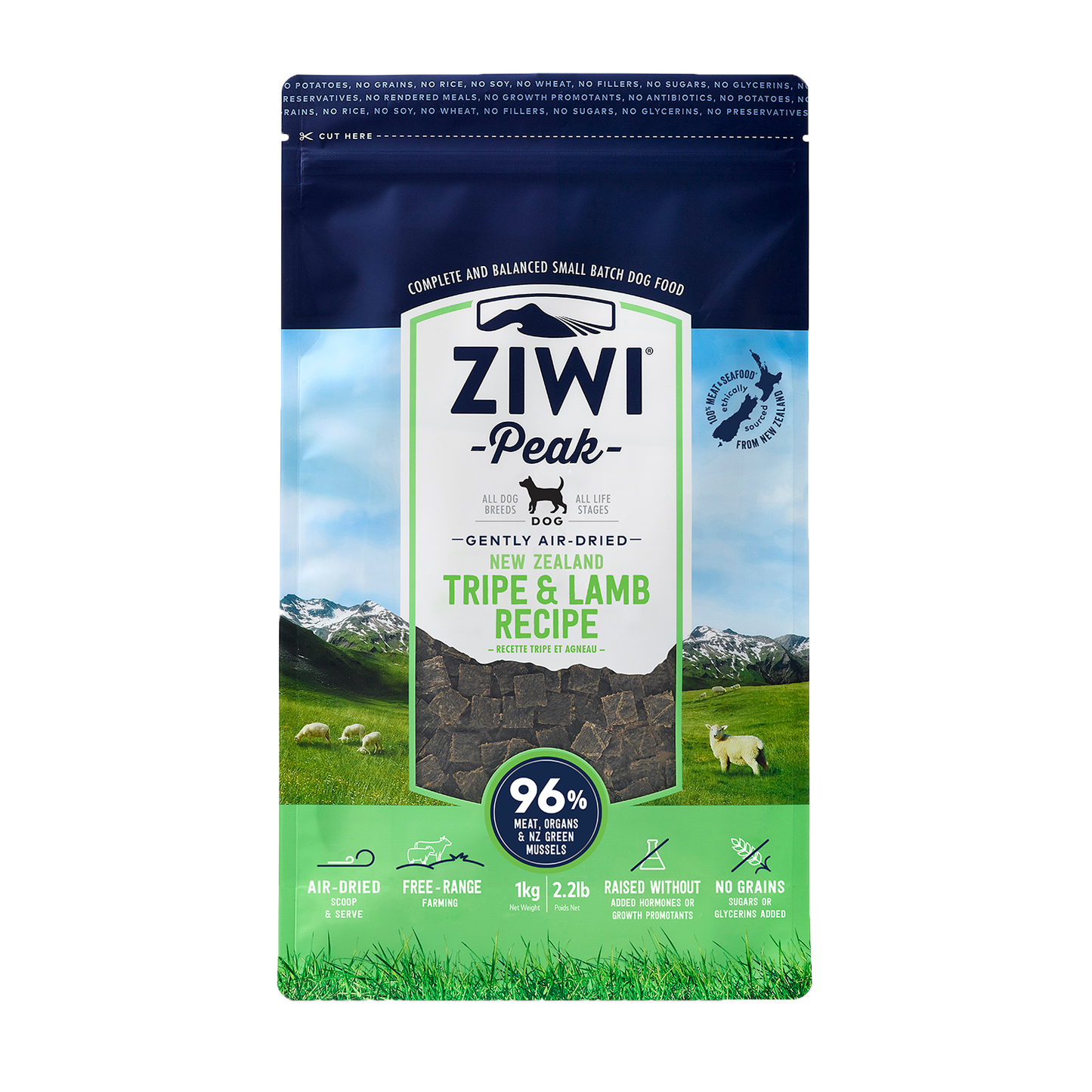 Ziwi Peak Air Dried Tripe & Lamb Dog Food