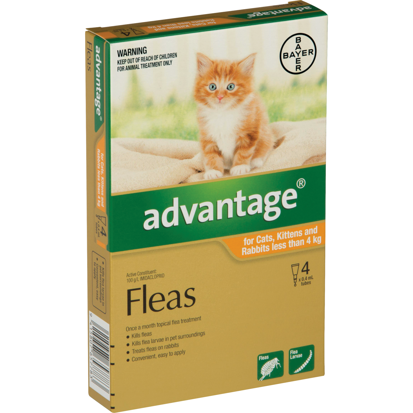 Advantage Small Cat & Rabbits (0-4kg)