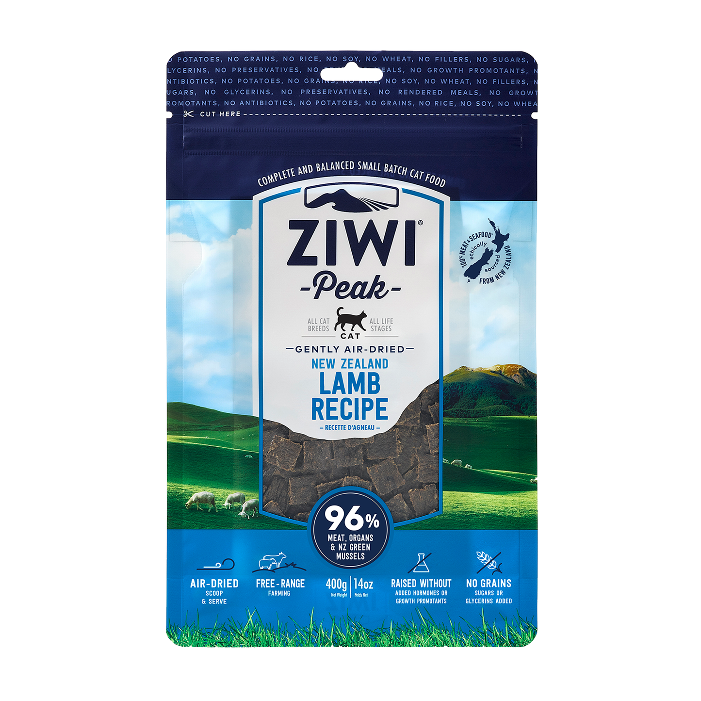 Ziwi Peak Lamb Air Dried Cat Food