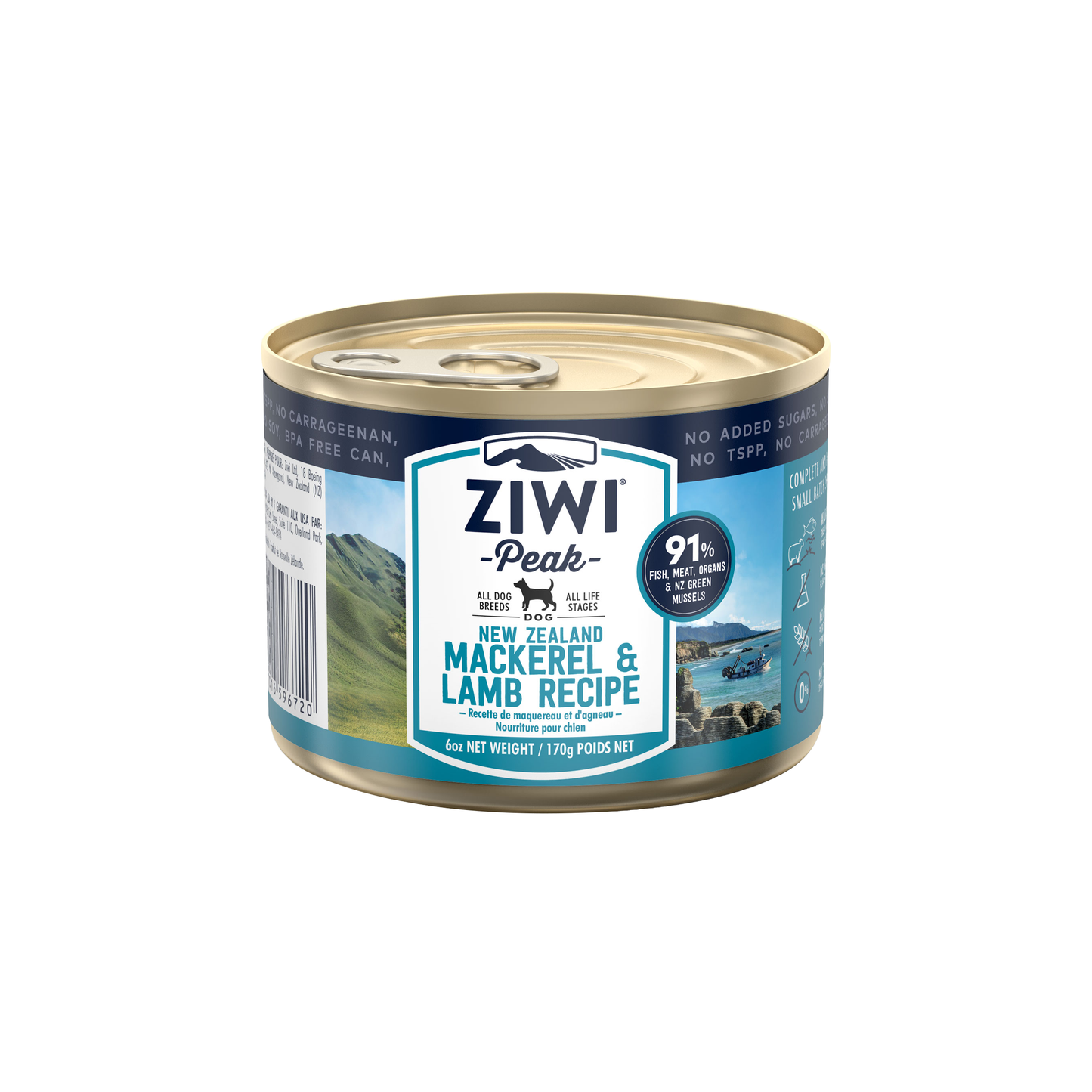 Ziwi Peak Canned Mackerel & Lamb Dog Food