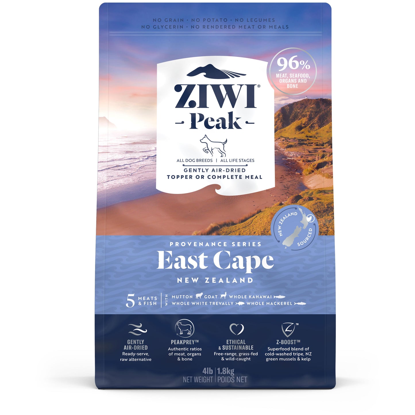 Ziwi Peak Provenance Air Dried East Cape Dog Food