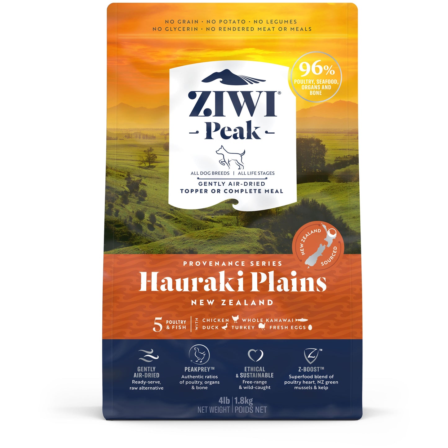 Ziwi Peak Provenance Air Dried Hauraki Plains Dog Food