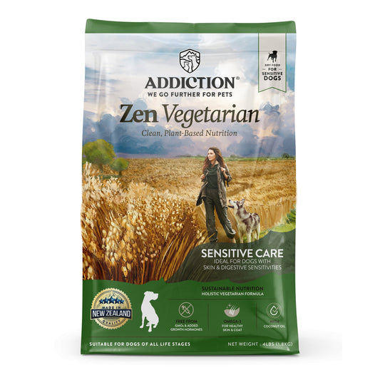 Addiction Zen Vegetarian, Sensitive Care, Vegan Dry Dog Food
