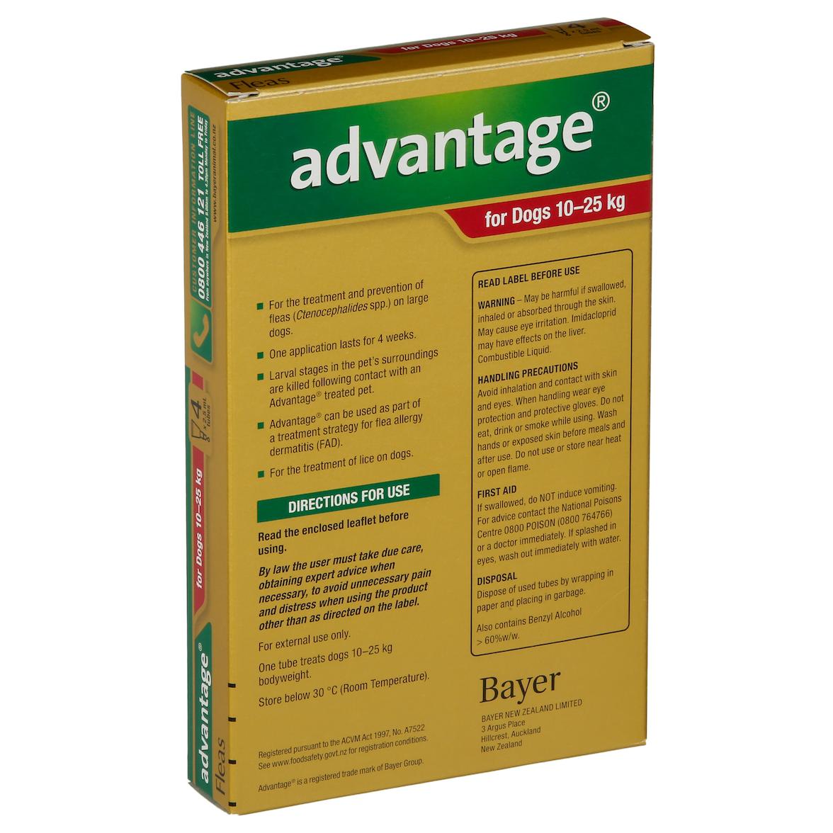 Advantage Large Dog (10-25kg)