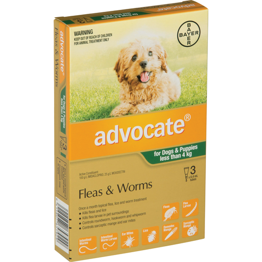 Advocate Small Dog (0-4kg)