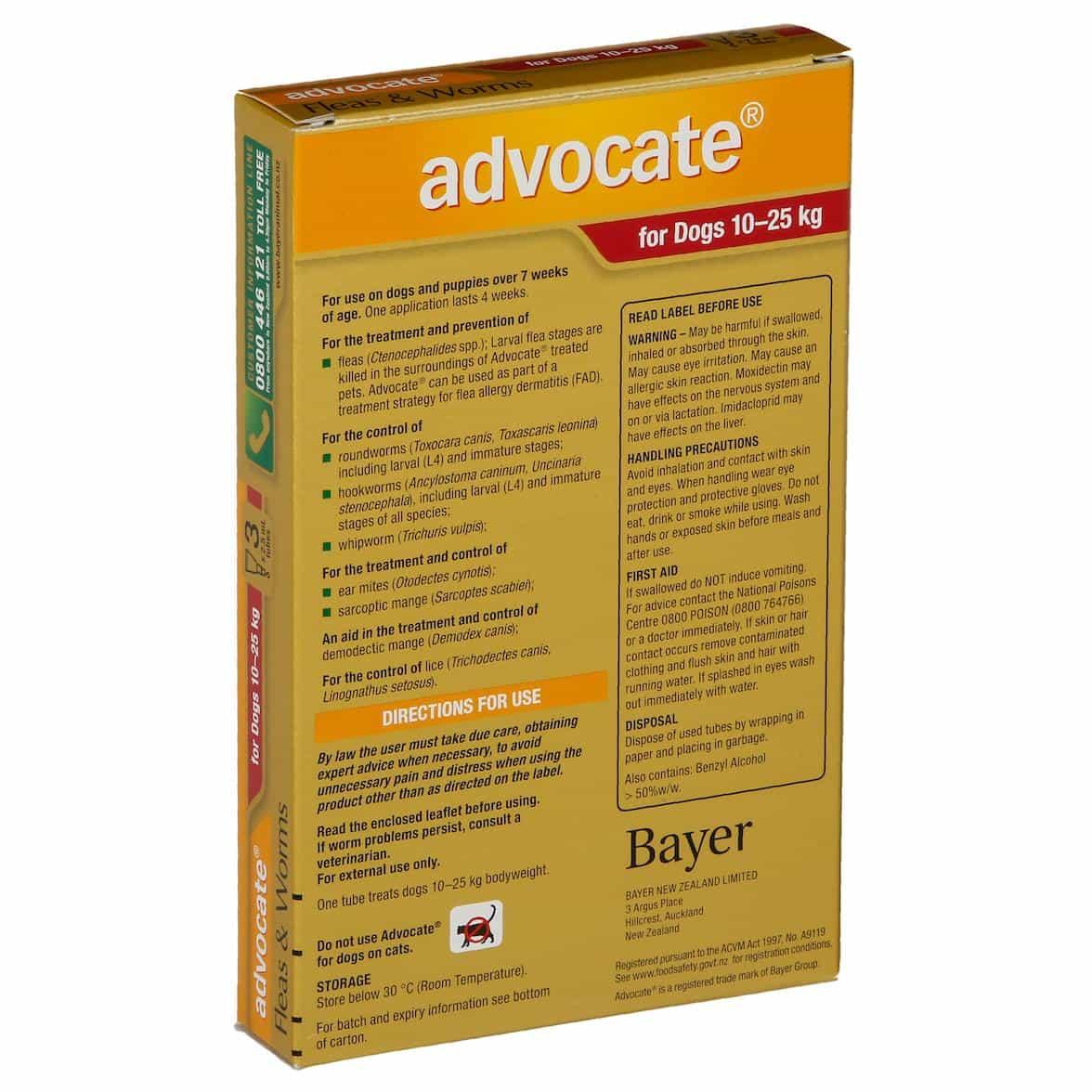 Advocate Large Dog (10-25kg)