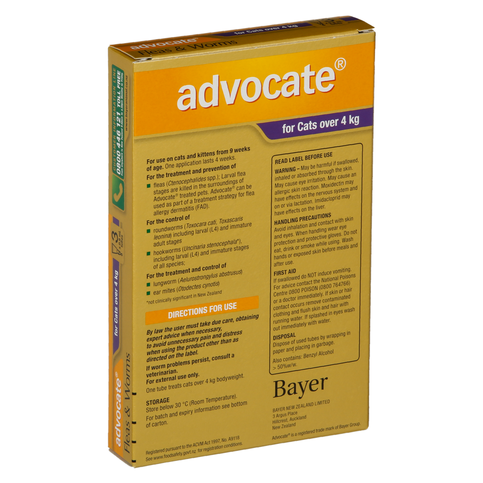 Advocate Large Cat (4kg+)
