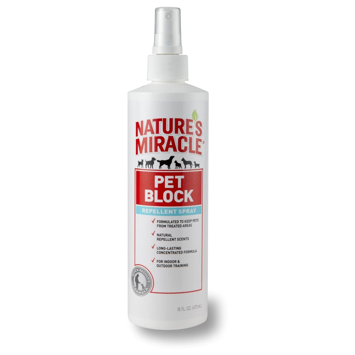 Nature's Miracle Pet Block Repellent Spray 236ml