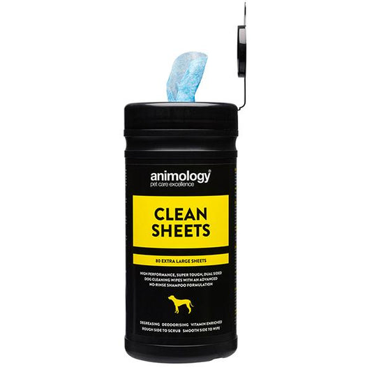 Animology Clean Sheets 80 Wipes