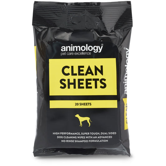Animology Clean Sheets Travel Pack 20 Wipes