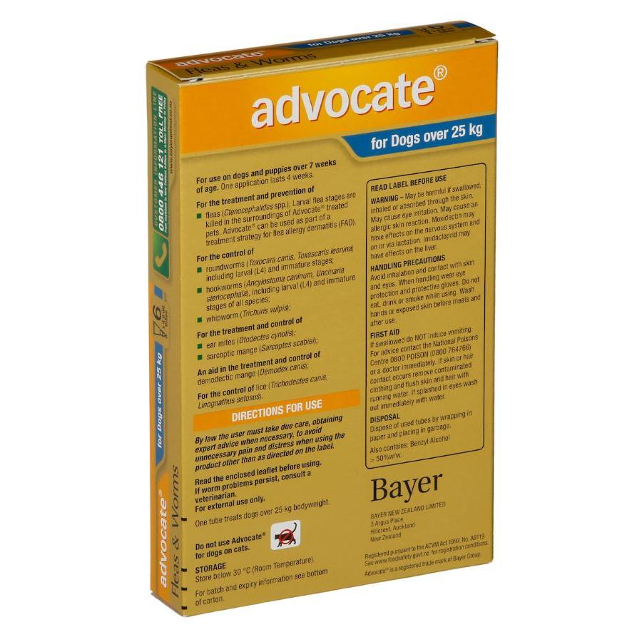 Advocate X Large Dog (25kg+)