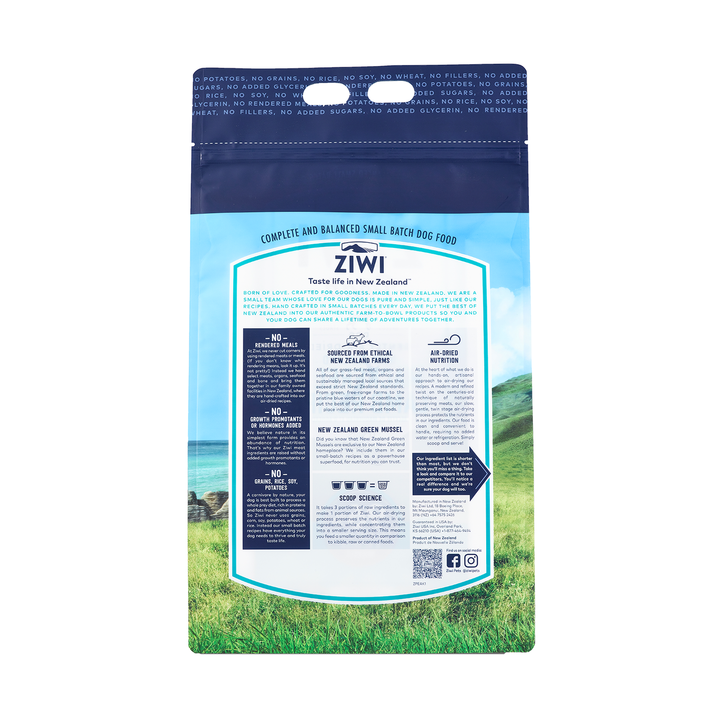 Ziwi Peak Air Dried Mackerel & Lamb Dog Food