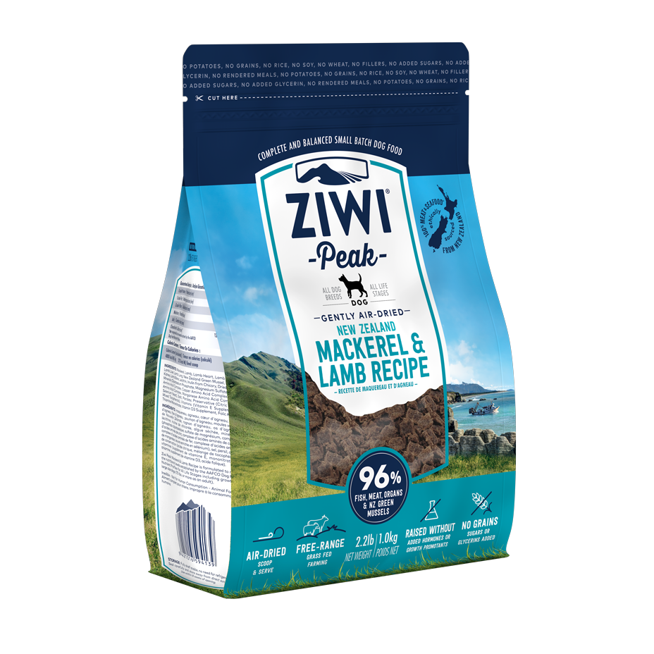 Ziwi Peak Air Dried Mackerel & Lamb Dog Food
