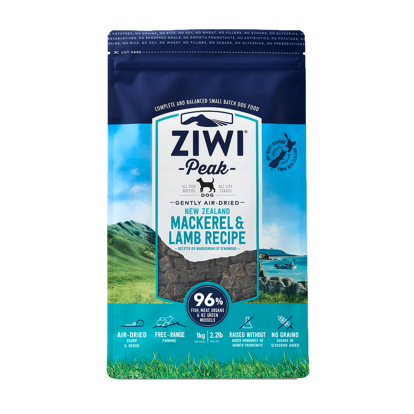Ziwi Peak Air Dried Mackerel & Lamb Dog Food