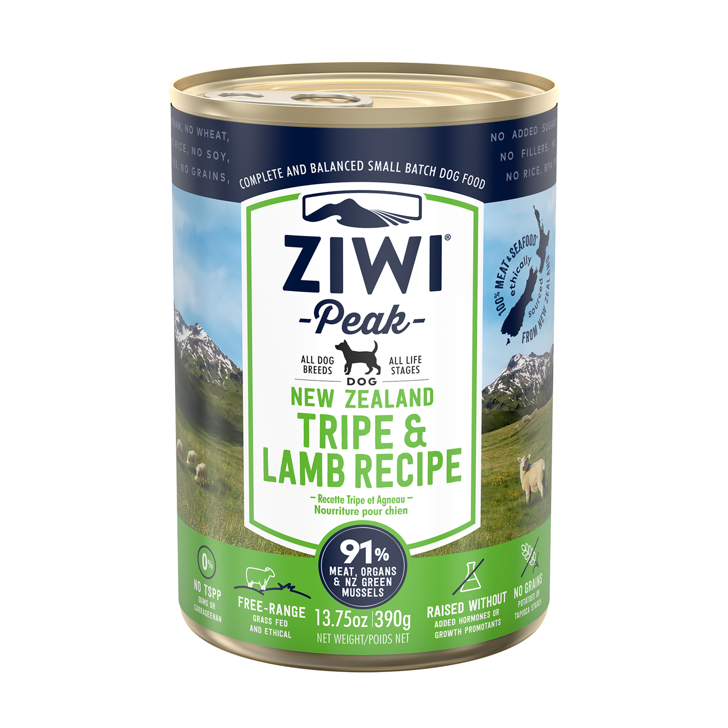 Ziwi Peak Canned Dog Food Tripe& Lamb