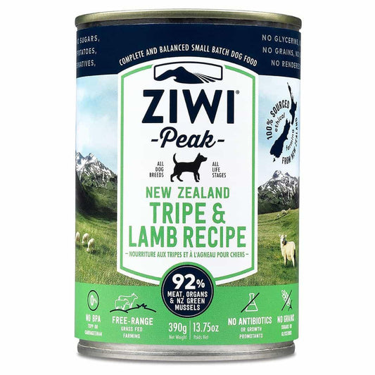 Ziwi Peak Canned Dog Food Tripe& Lamb