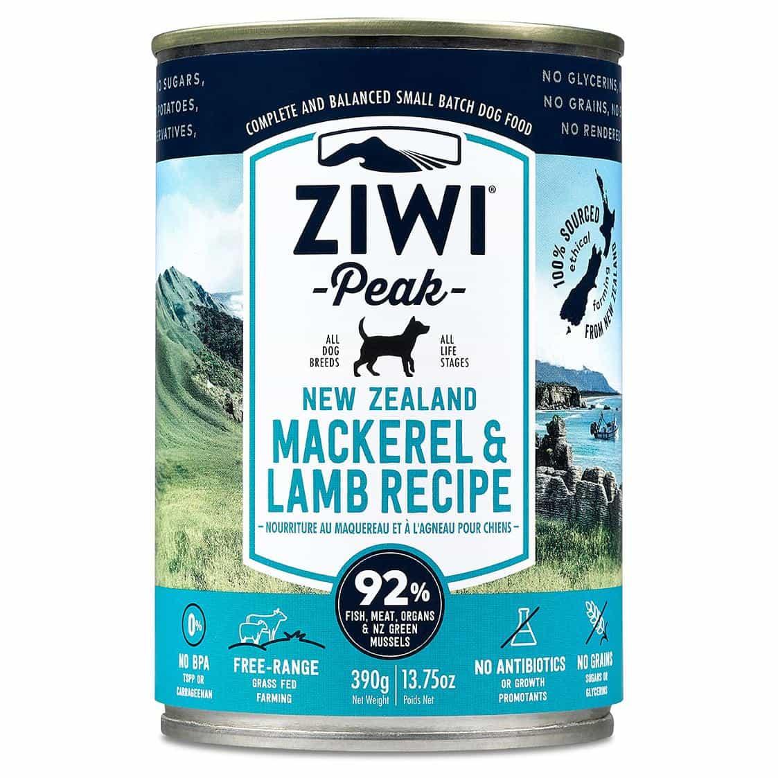 Ziwi Peak Canned Mackerel & Lamb Dog Food