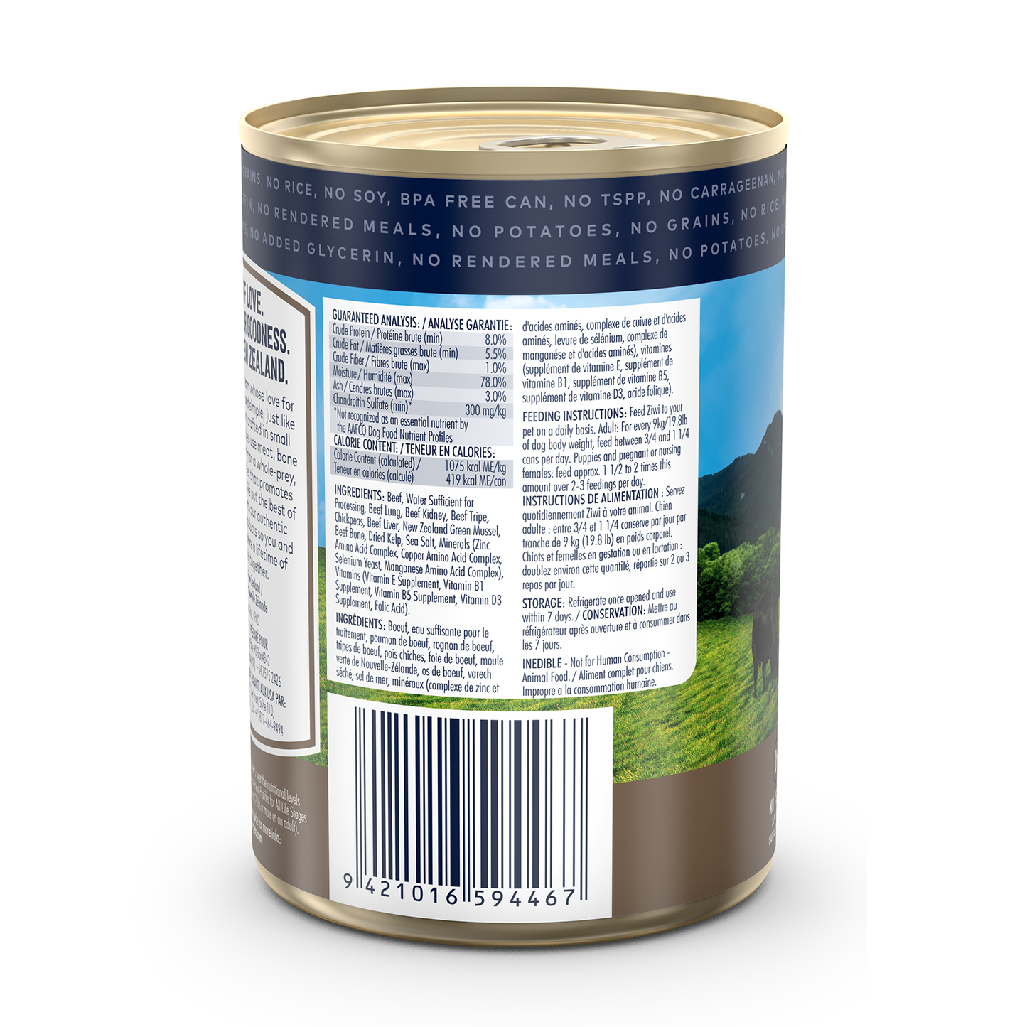 Ziwi Peak Daily Cuisine Dog Cans Beef