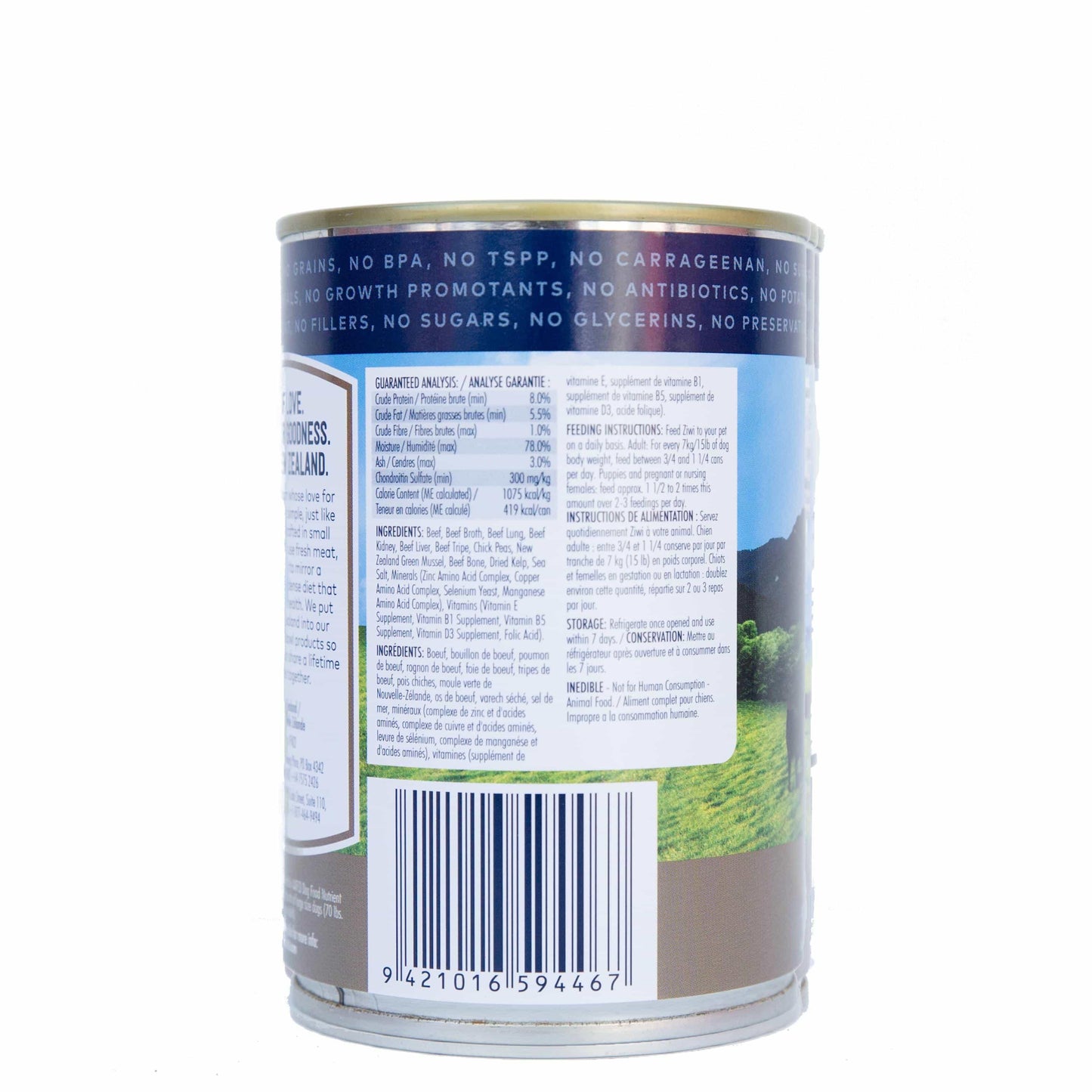 Ziwi Peak Daily Cuisine Dog Cans Beef
