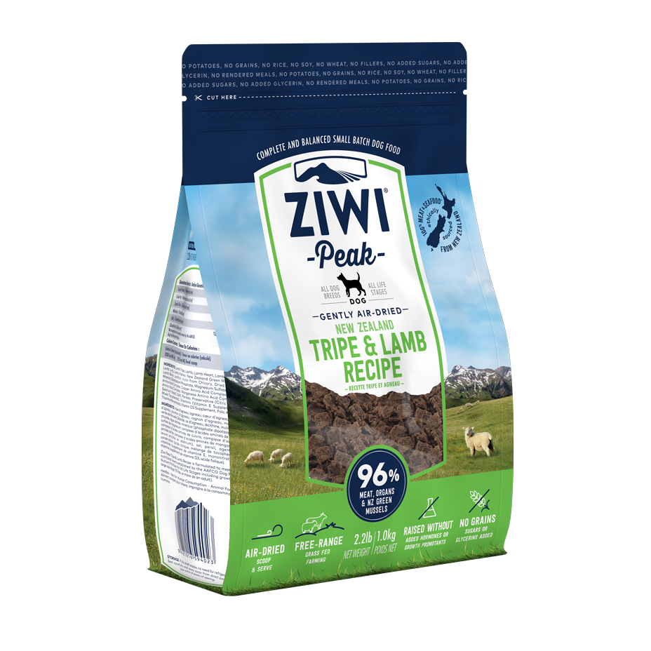 Ziwi Peak Air Dried Tripe & Lamb Dog Food