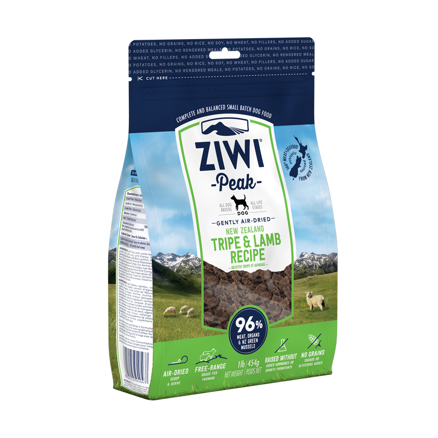 Ziwi Peak Air Dried Tripe & Lamb Dog Food