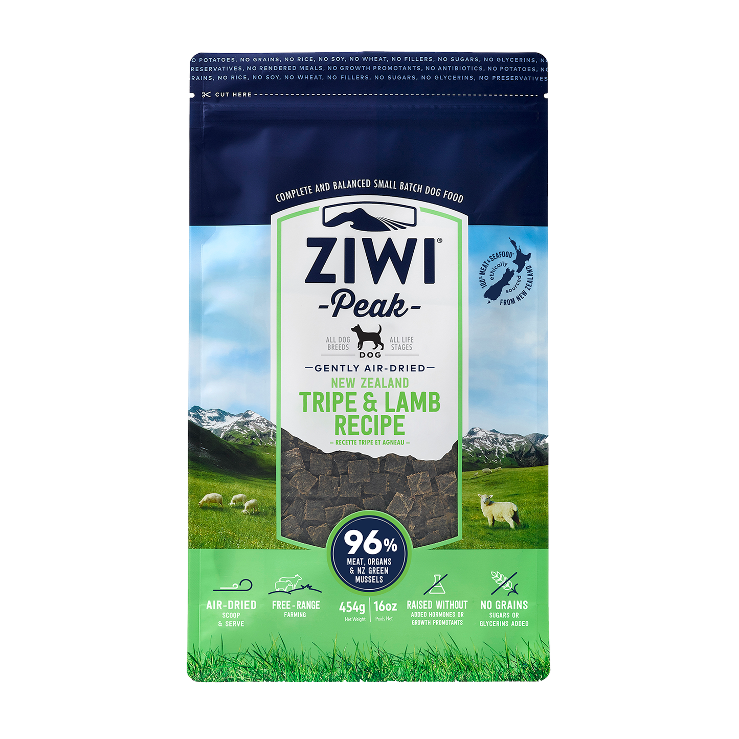 Ziwi Peak Air Dried Tripe & Lamb Dog Food