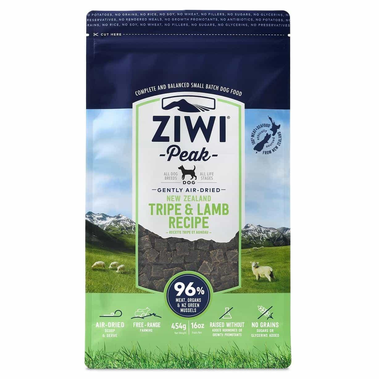 Ziwi Peak Air Dried Tripe & Lamb Dog Food