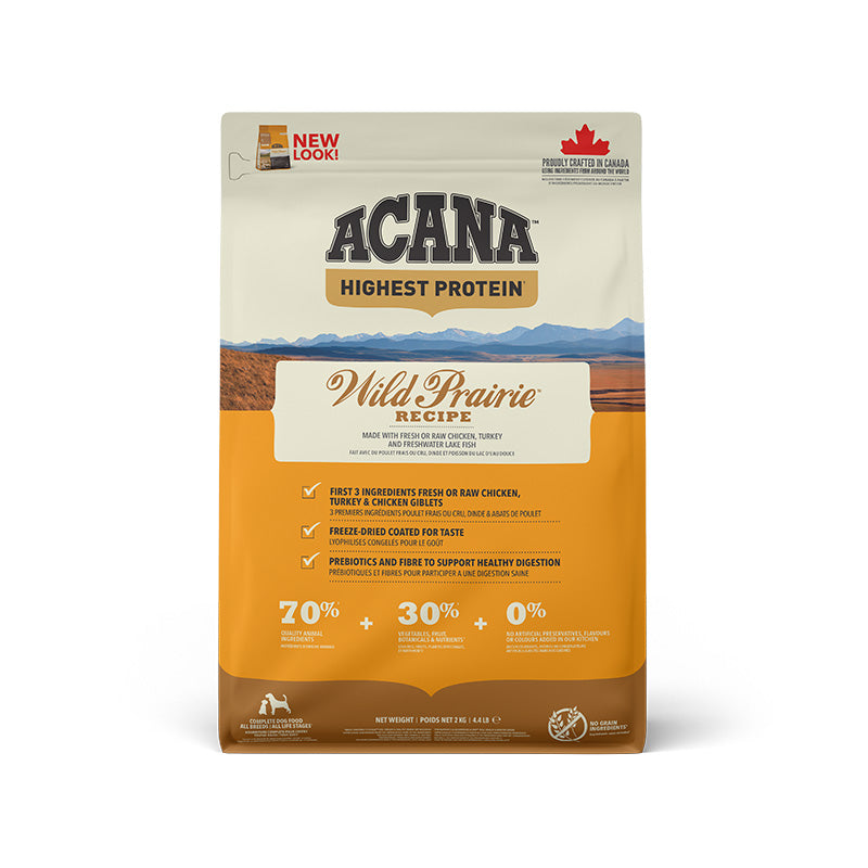 ACANA Highest Protein Wild Prairie Dog Recipe