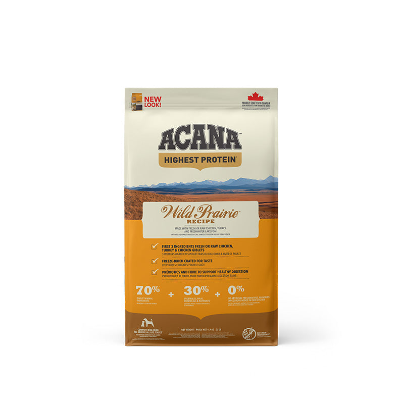 ACANA Highest Protein Wild Prairie Dog Recipe