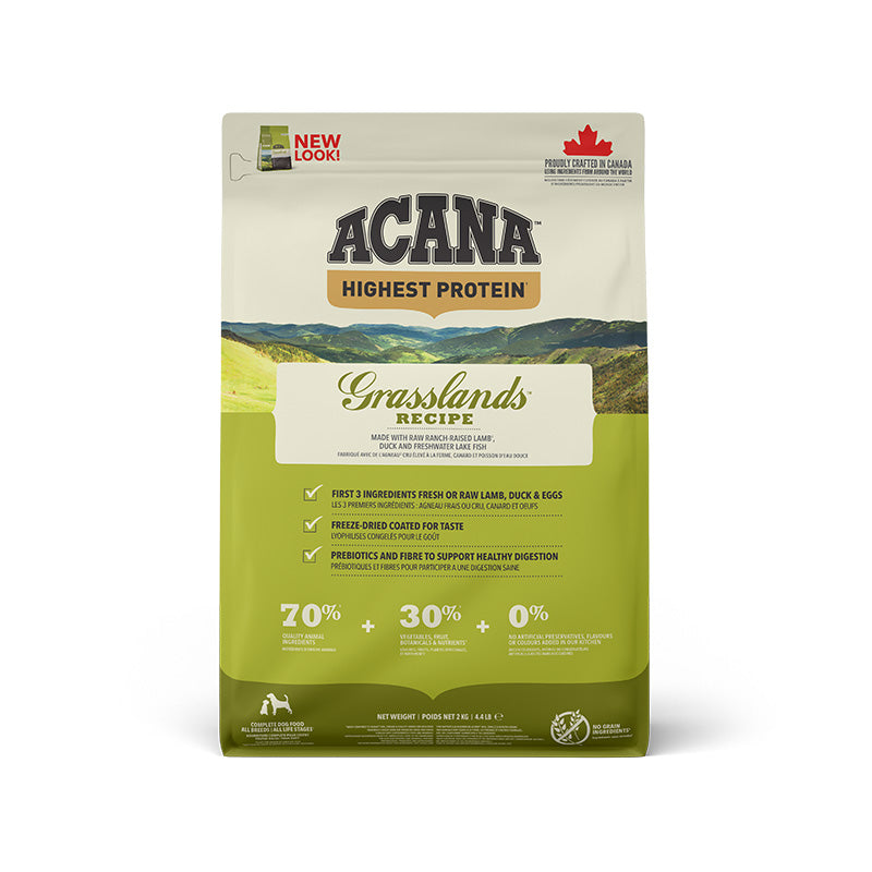 ACANA Highest Protein Grasslands Dog Recipe