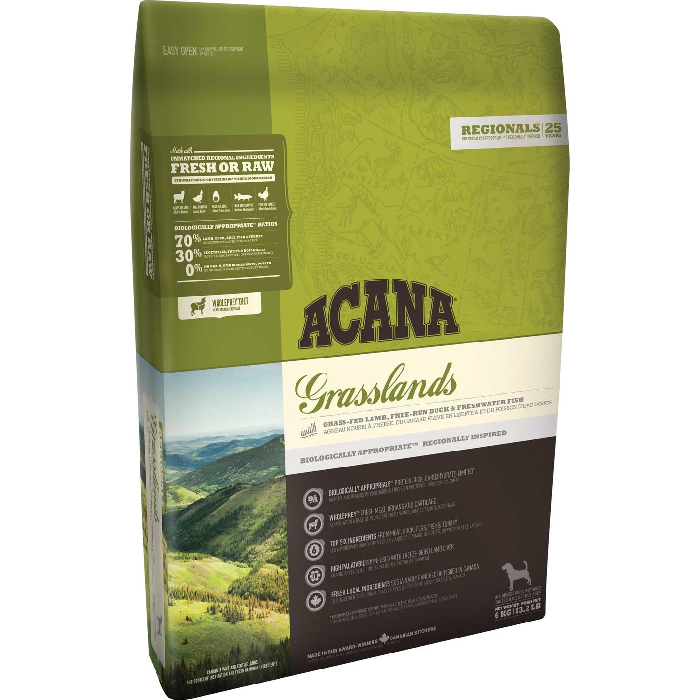 ACANA Highest Protein Grasslands Dog Recipe
