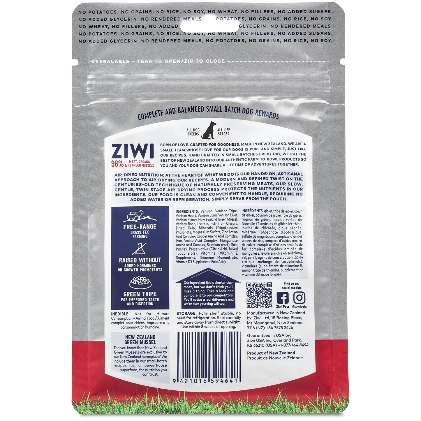 Ziwi Peak Good Dog Treats - Venison