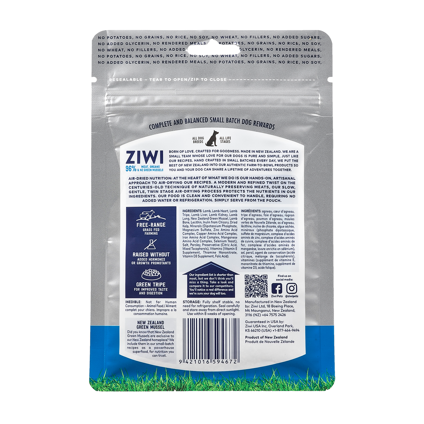 Ziwi Peak Good Dog Treats - Lamb
