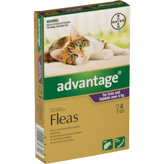 Advantage Flea Treatment For Cats Over 4kg