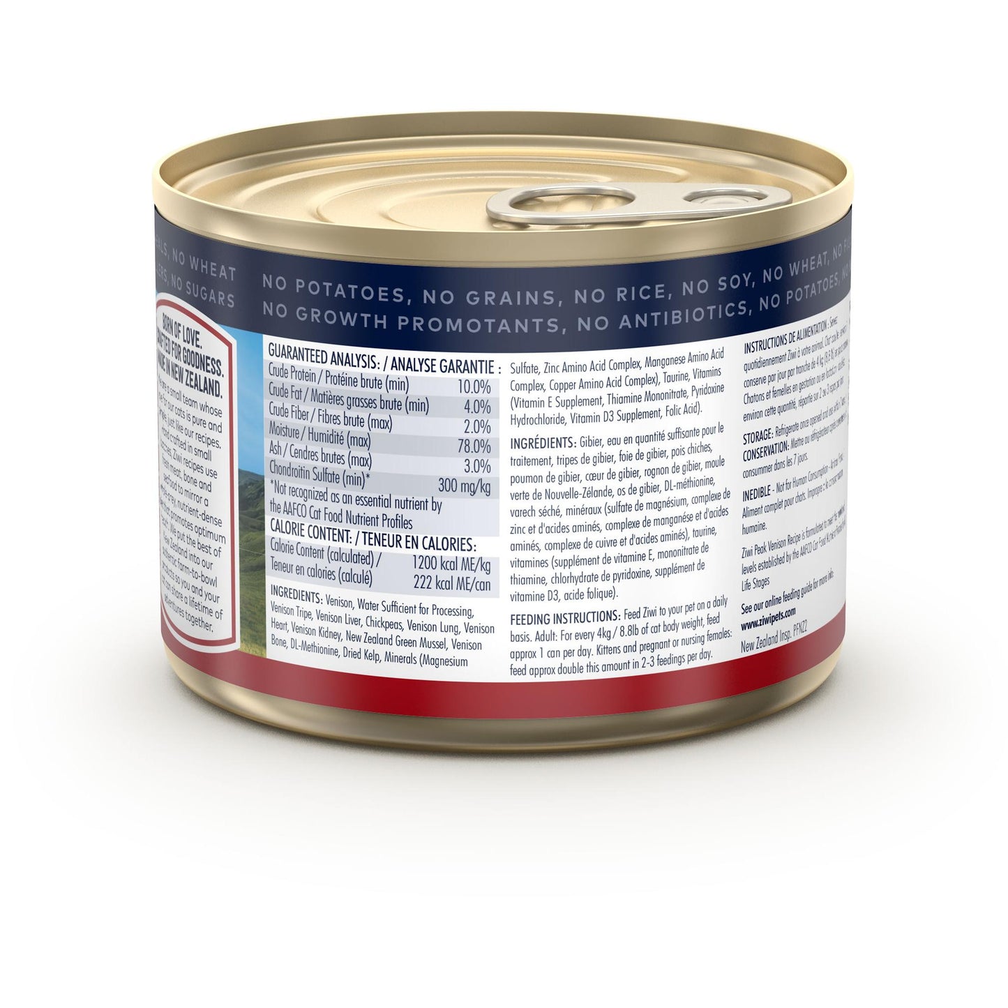 Ziwi Peak Daily Cat Cuisine Cans Venison