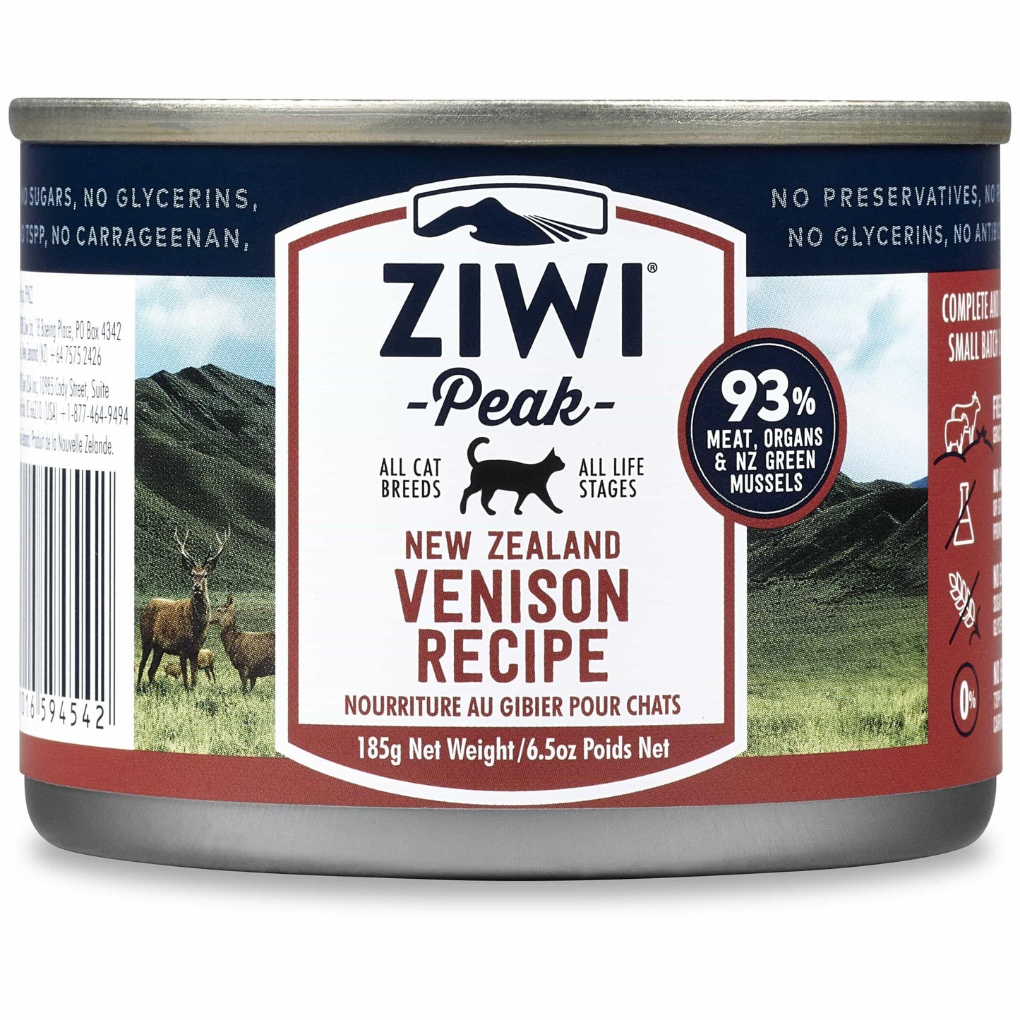 Ziwi Peak Daily Cat Cuisine Cans Venison