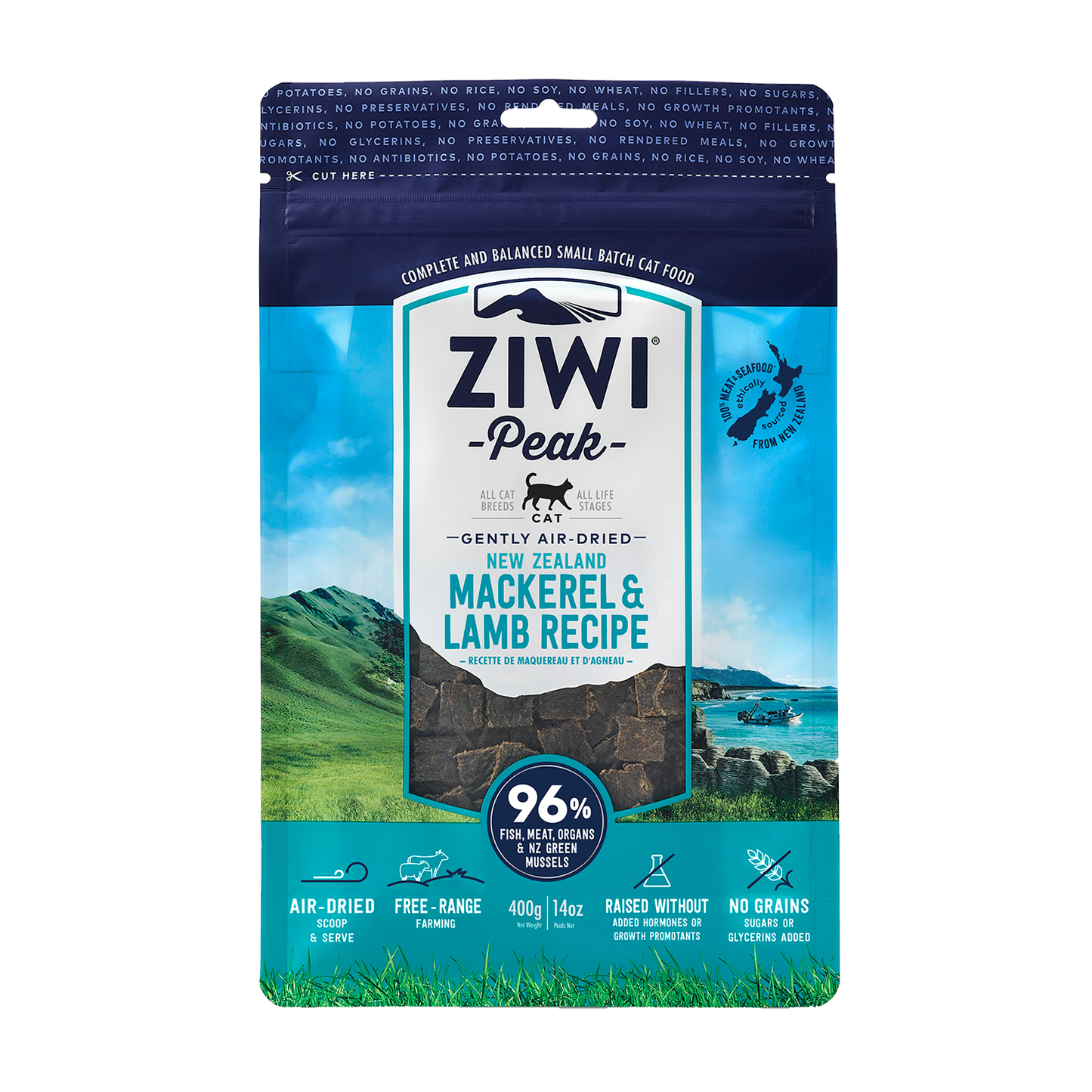 Ziwi Peak Air Dried Mackerel Lamb Cat Food