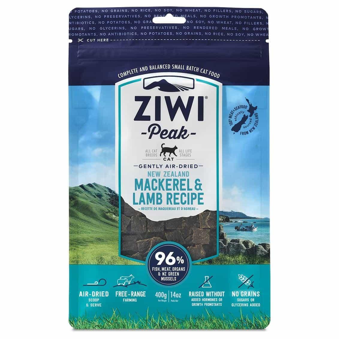 Ziwi Peak Air Dried Mackerel Lamb Cat Food