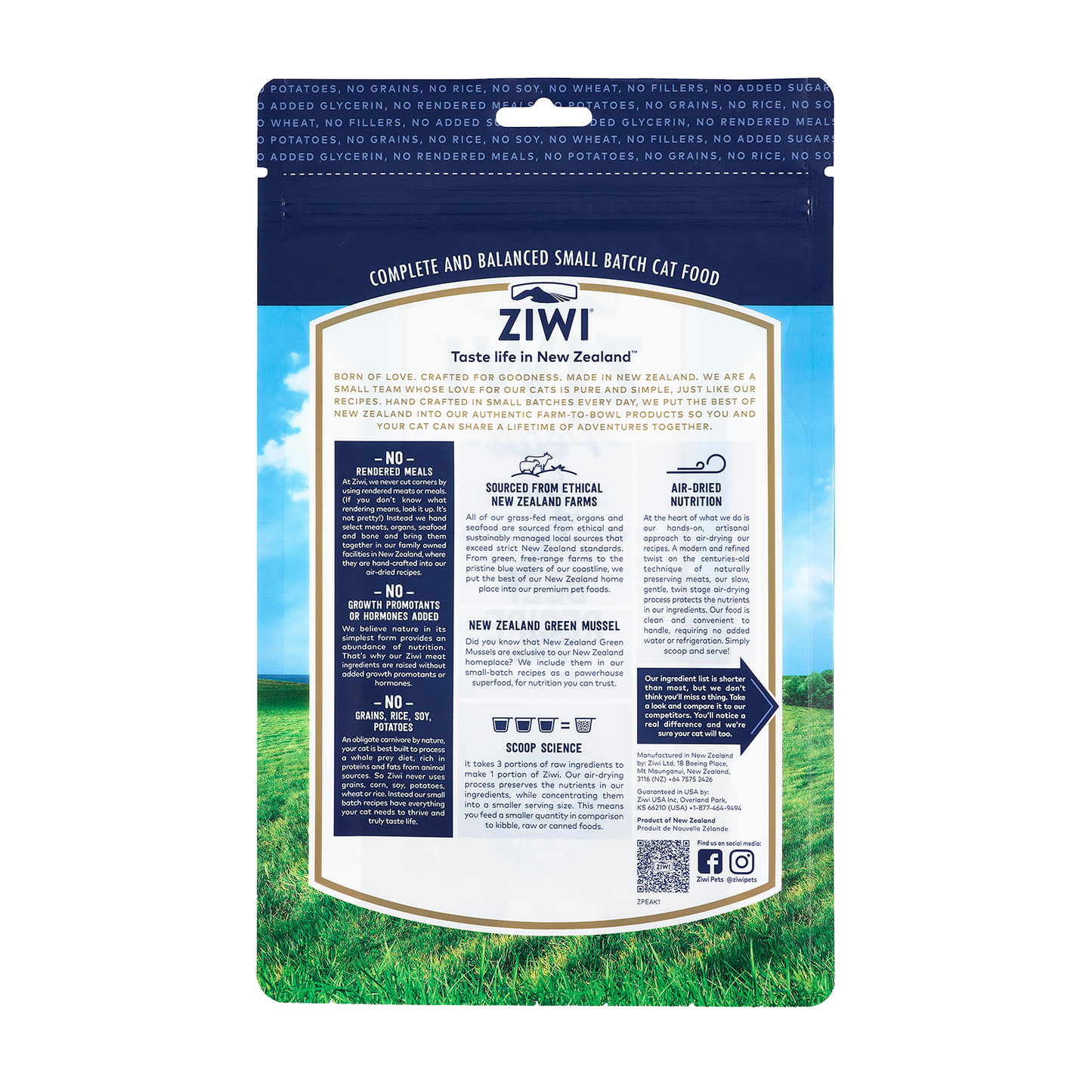 Ziwi Peak Beef Air Dried Cat Food