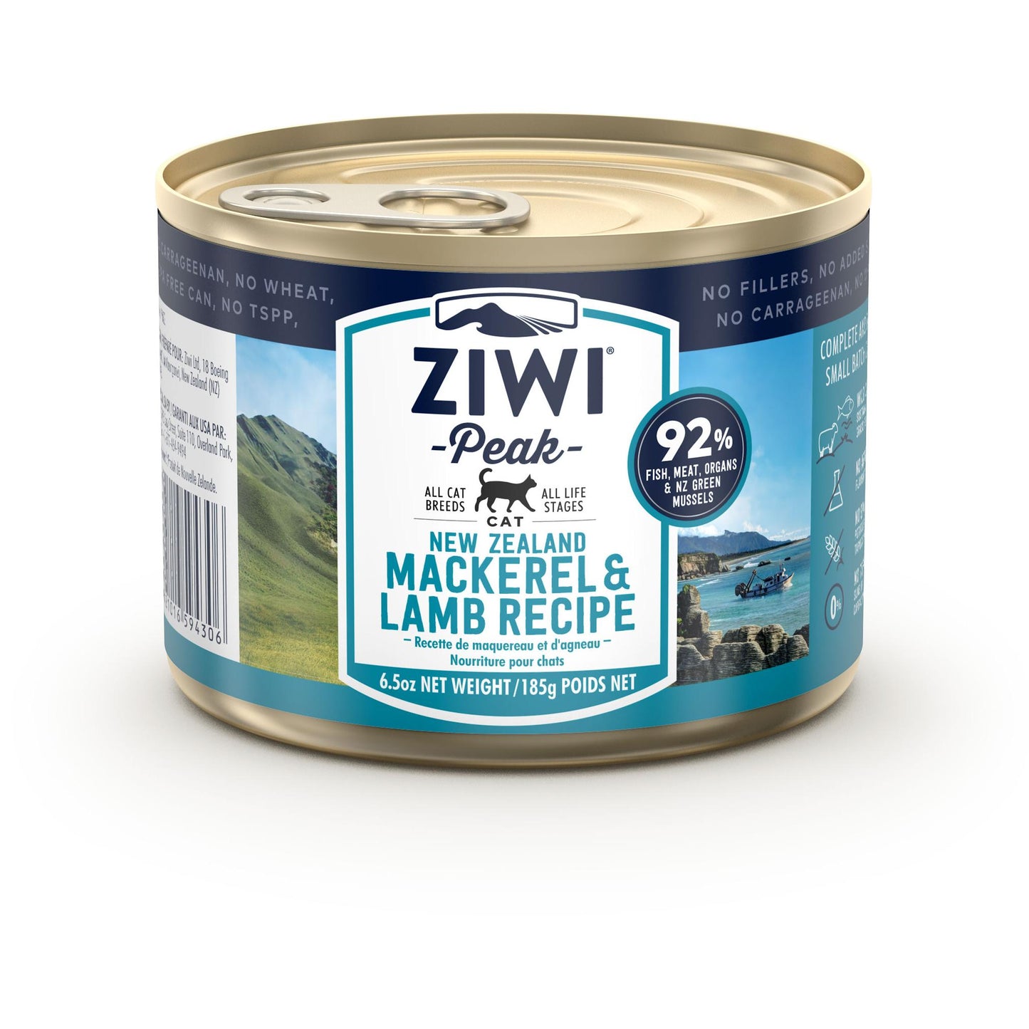 Ziwi Peak Canned Mackerel & Lamb Cat Food