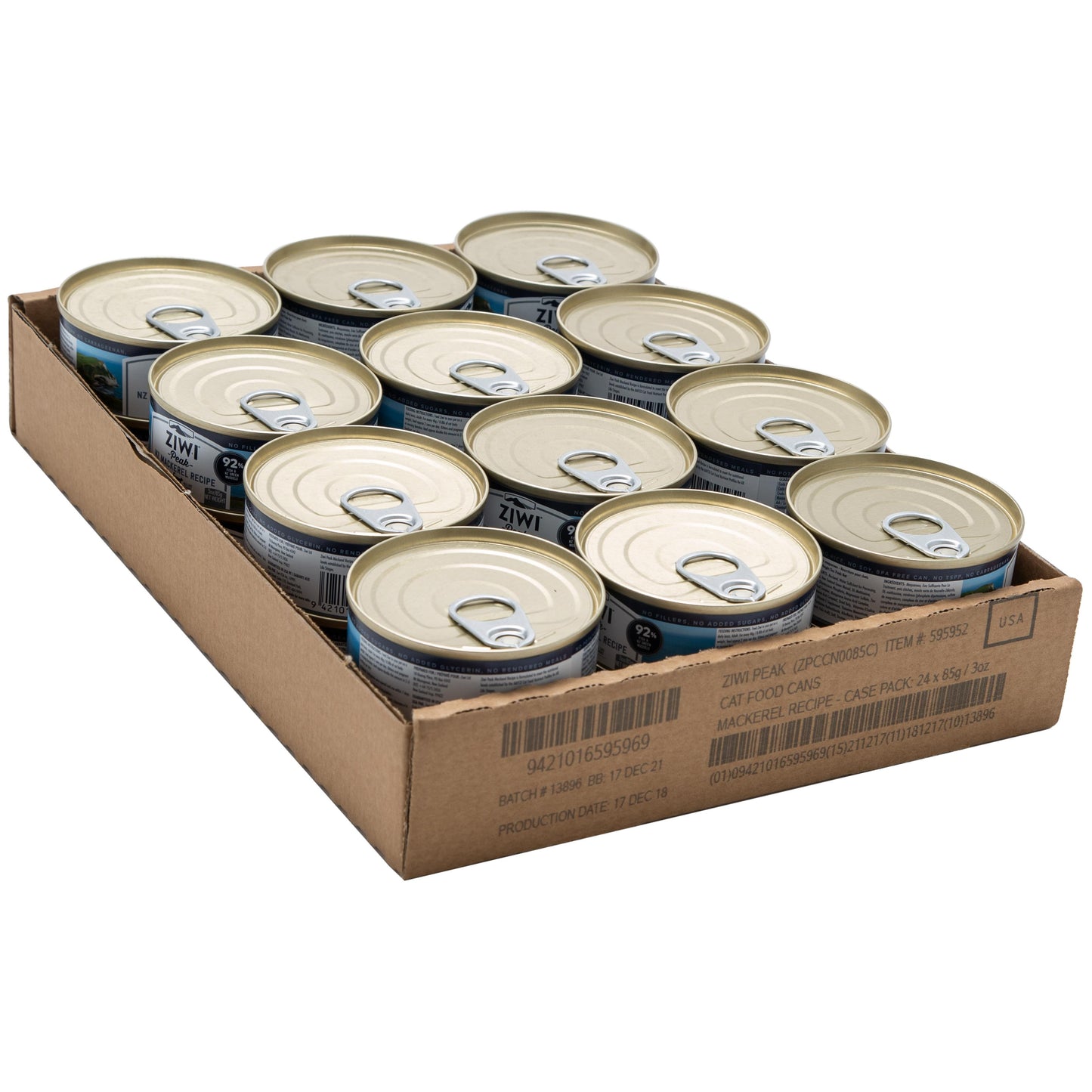 Ziwi Peak Canned Mackerel & Lamb Cat Food
