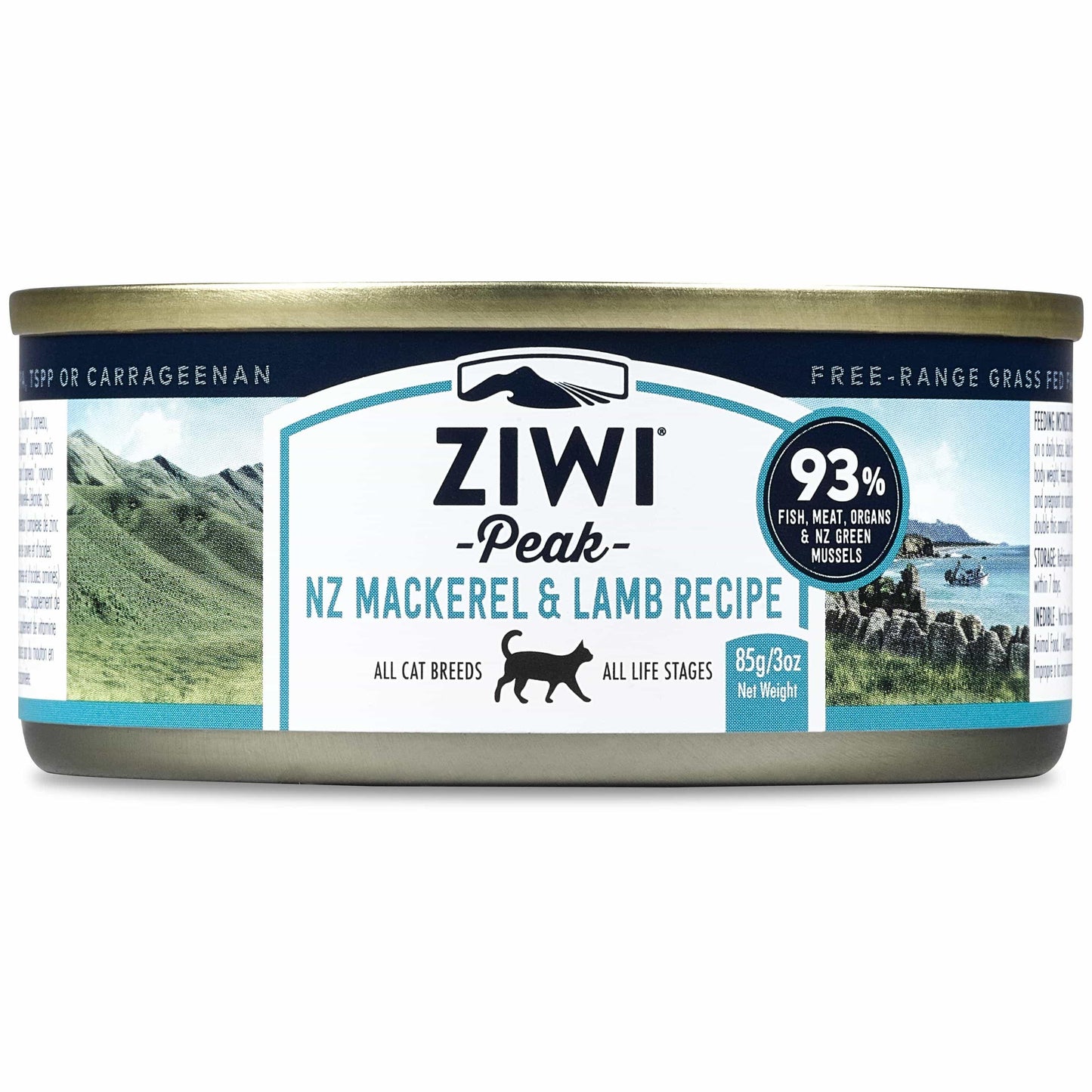 Ziwi Peak Canned Mackerel & Lamb Cat Food