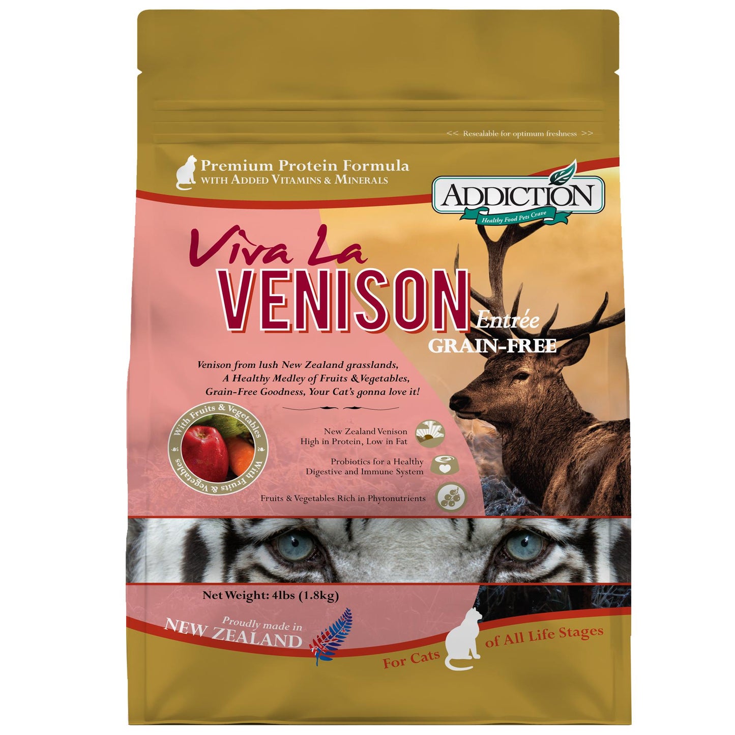 Addiction Viva La Venison Grain Free Dry Cat Food